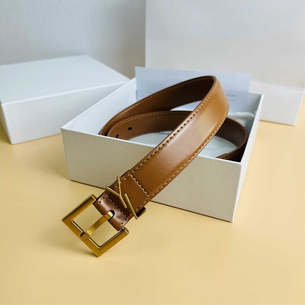 

classic needle button men women jeans casual belt width 3.0cm fashion womens genuine leather waistband luxury designer belt wholesale, Black;brown