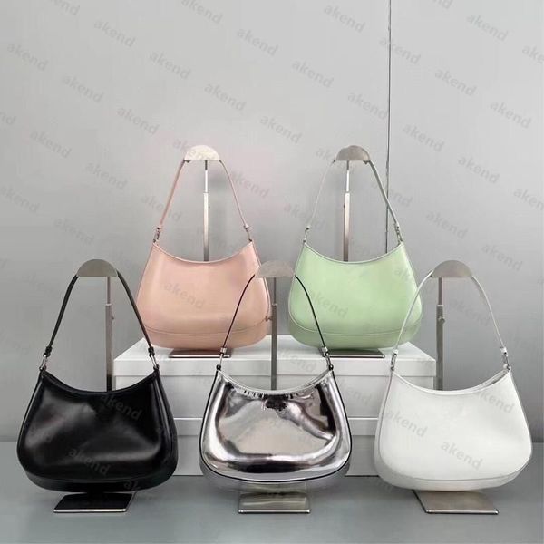

real leather women's brushed tote bag mirror quality nylon leather luxury designer man women's shoulder bag piradia un
