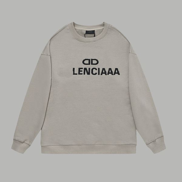 

letter luxe women's hoodies fashion casual embroidery off shoulder sweatshirts pullover men and women sweate, Black