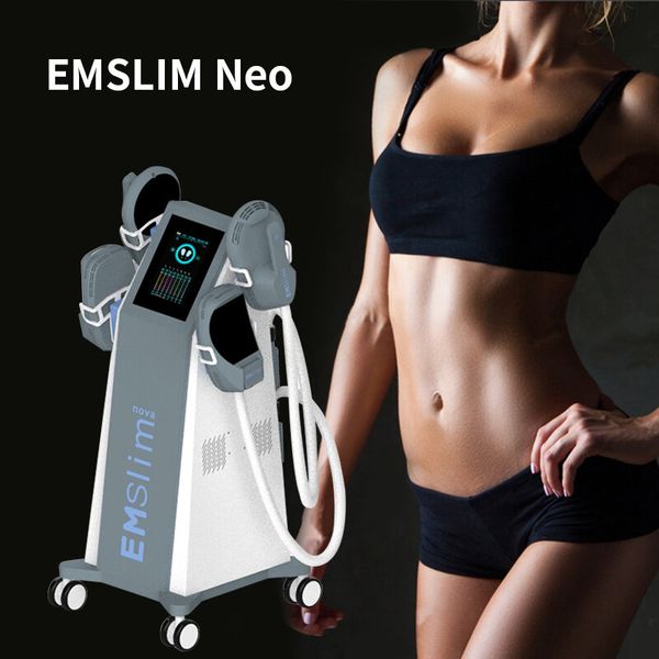 

salon use ems slimming body shape electromagnetic neo emslim with rf machine muscle trainer stimulator fat removal muscle building beauty eq