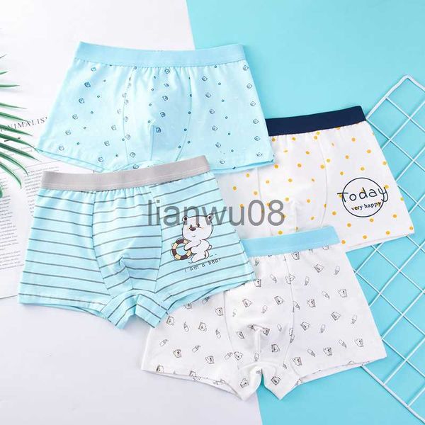 

panties 2pcs baby boy boxer cotton underwear children underpants cartoon dinosaur bear anime print kid healthy breathable panties x0802, Camo