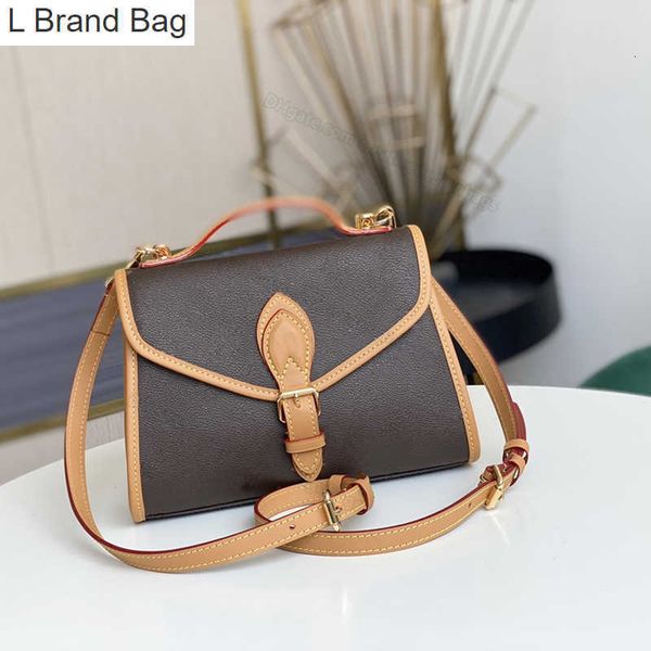 

l bag retro lvy crossbody messenger bag handbag ladies fashion casual designe luxury shoulder bag handbag medieval collection 44919 235cm wi, Black