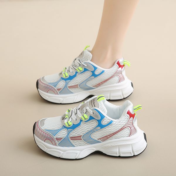 

fashion women designer casual shoes triple white black grey pink purple mesh sports shoe trainers woman girls platform tennis sneakers eur 3
