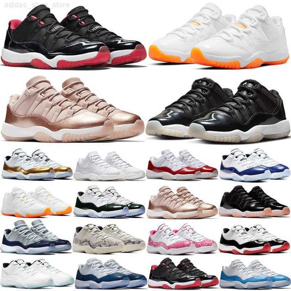 

jumpman 11 mens basketball shoes 11s cool grey 25th anniversary low legend university blue white bred concord cap and gown men women sneaker, Black