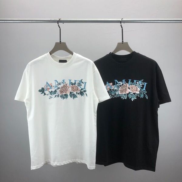 

street hip hop round neck t shirt men's t-shirt 100% cotton letter printing women's men's short sleeve clothes r57b2c11c102, Black;brown