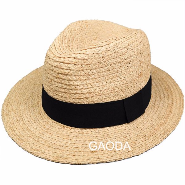 

wide brim hats bucket lady beach sun cap male summer straw hat big head man plus size fedoras 57cm 59cm 61cm 63cm 230801, Blue;gray