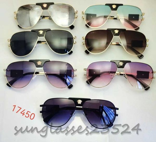 

2023 ladies sunglasses designer party glasses women stage style fashion frame 17450, White;black