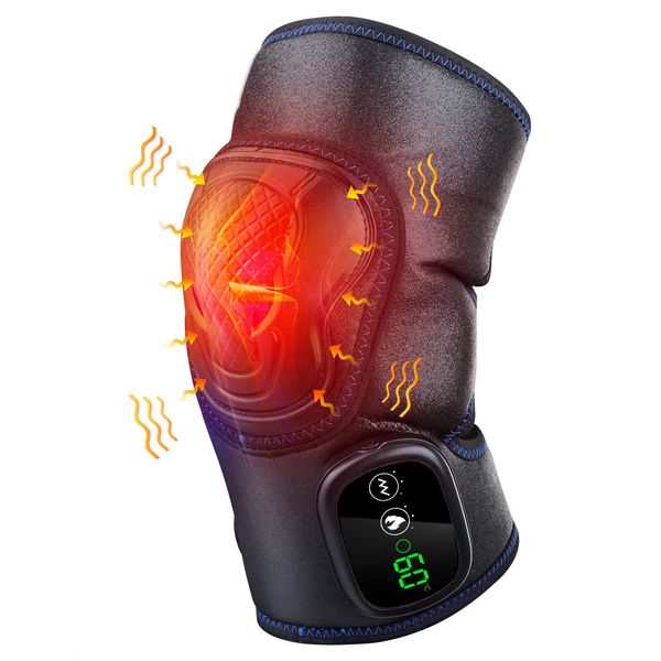 

leg massagers electric heating knee pad massager arthritis therapy elbow joint brace pain relief rehabilitation physiotherapy massage 230802