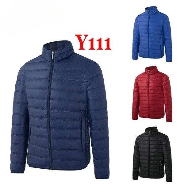 

men's outerwear coats down jackets fashion casual clothes warm comfortable little logo size 2xl-6xl y111, Black