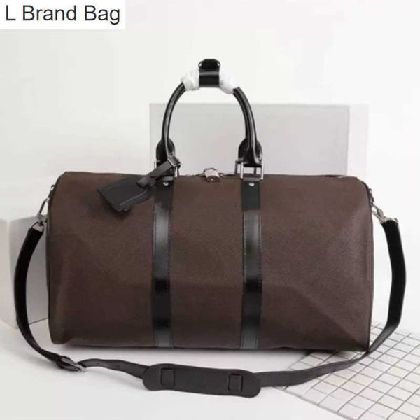

l bag 41414 handbags designer travel bag large capacity for luggage bags sports outdoor handbag shoulder bag backpack h70z, Black