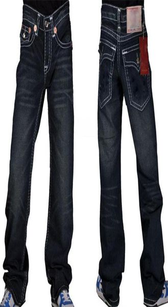 

true jeans for men distressed ripped skinny trousers fashion clothes slim motorcycle moto biker hip hop denim man religioning pant3778740, Blue