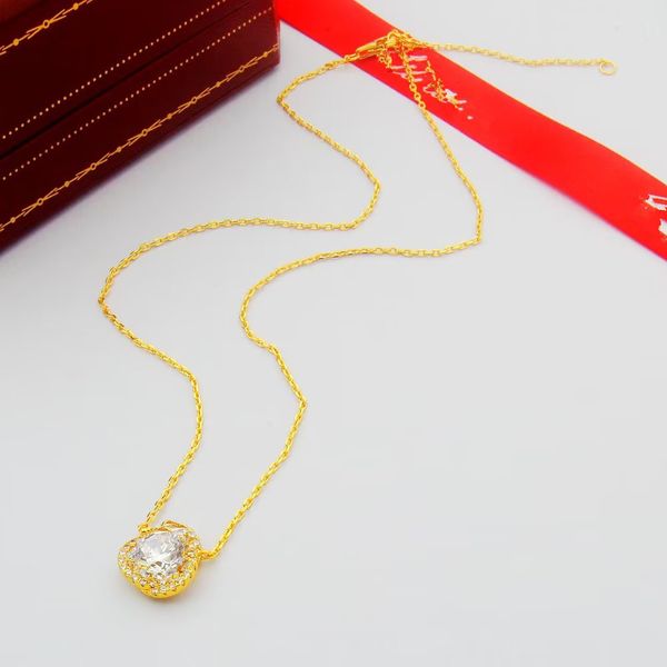 

brand pendant necklace fashion charm necklaces designer necklace jewelry jewelry box diamond necklace pendant wedding choice, Silver