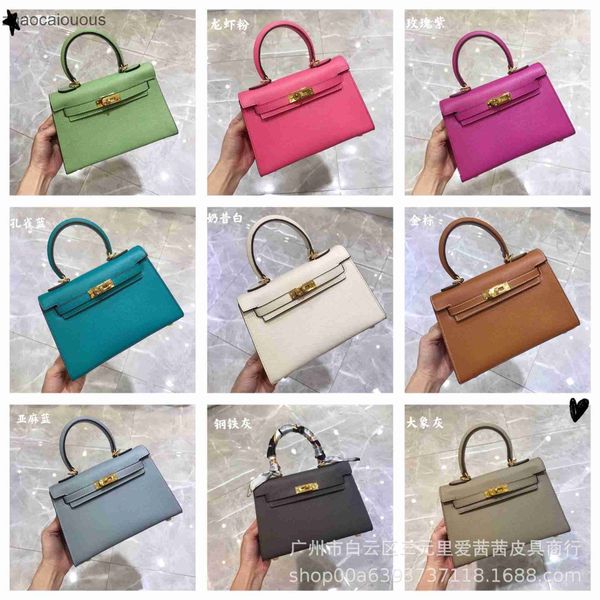 

outlet bag bags women's second generation kellies hands small hand mini fashionable leather portable one shoulder designer messenger uq