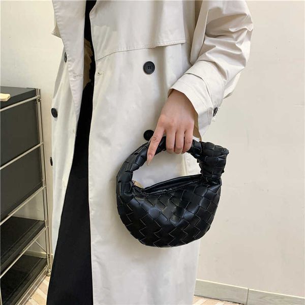 

abottegas vneta jodie mini teen intrecciato designer tote langren woven dumplings bun women's bun versatile handbag popular horn bun pe