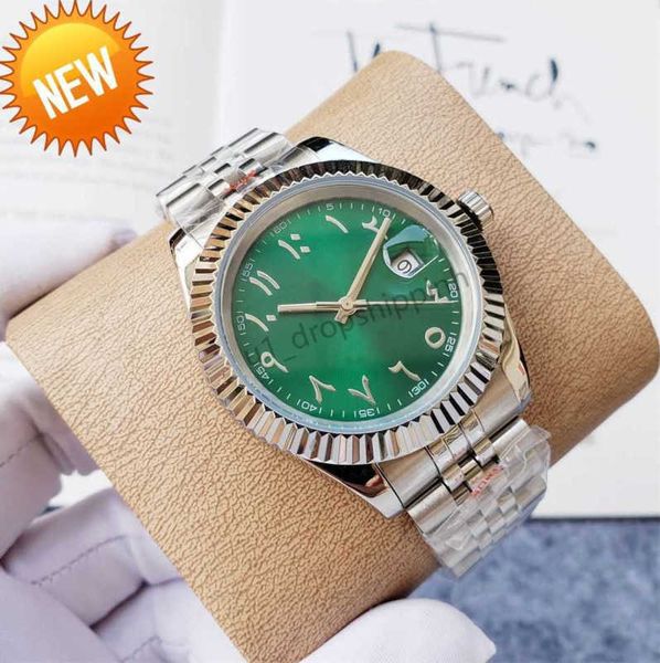 

watches fashion men roman numeral wristwatch folding mechanical 41mm movement style sports watch luxury men's ess 909, Slivery;black