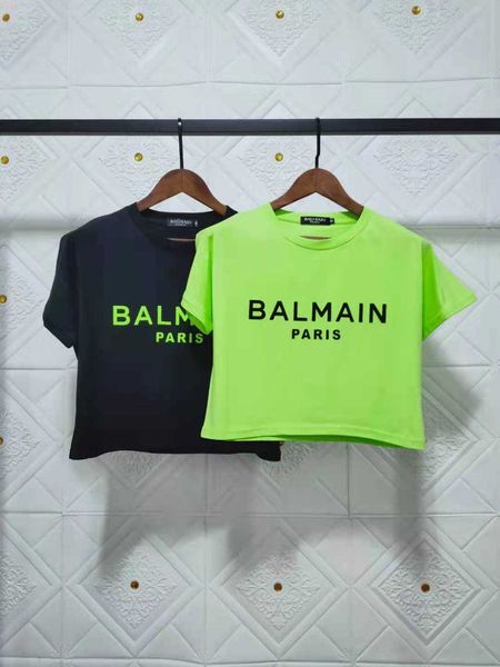 

balman t shirt designer flocking letter shirt cotton short t-shirt, White