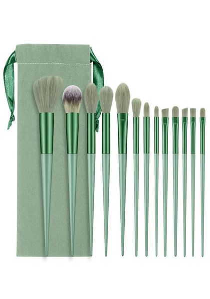 

epacket 13 pack soft fluffy makeup brush set for cosmetics foundation blush powder eye shadow kabuki blending brush beauty tools273424344