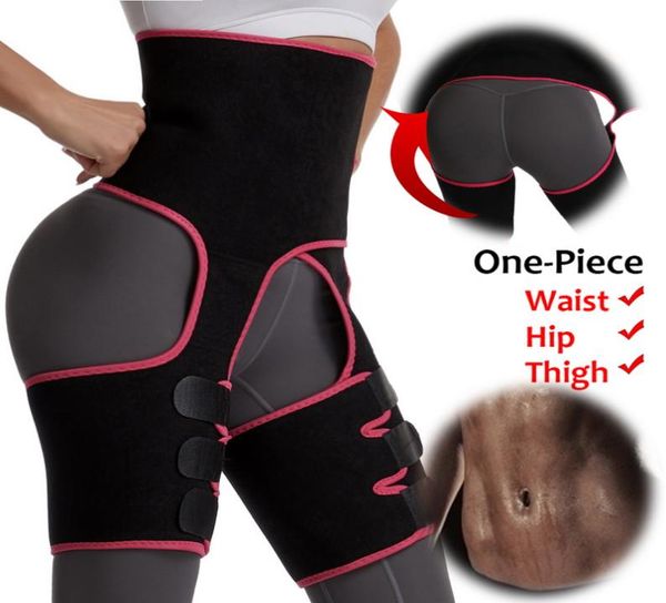 

neoprene sweat body shaper legs shaper slimming control fat shapewear women039s support belt legs slimmer belt loss weight3133204, Black;gray