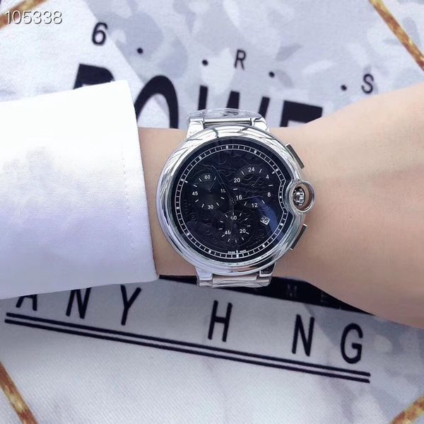 

all dials working automatic date men watches luxury fashion fabric band quartz movement clock leisure wrist watch opens, Slivery;golden