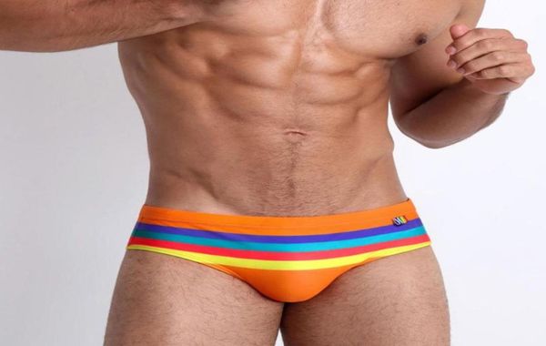 

men039s shorts orange stripes low waist tight men swimwear summer beach bikinis gay surf swim trunk briefs swimsuitsmen04181461, White;black