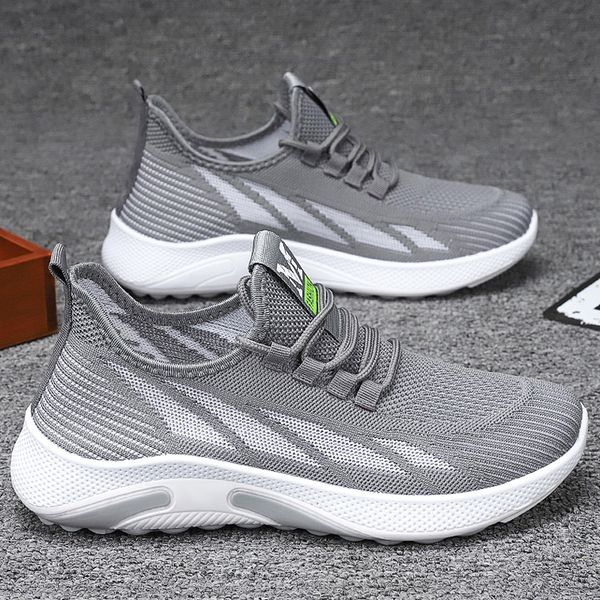 

new fashion mens designer casual shoes triple black and grey flat trainers factory wholesale retail outdoor platform breathable sports sneak