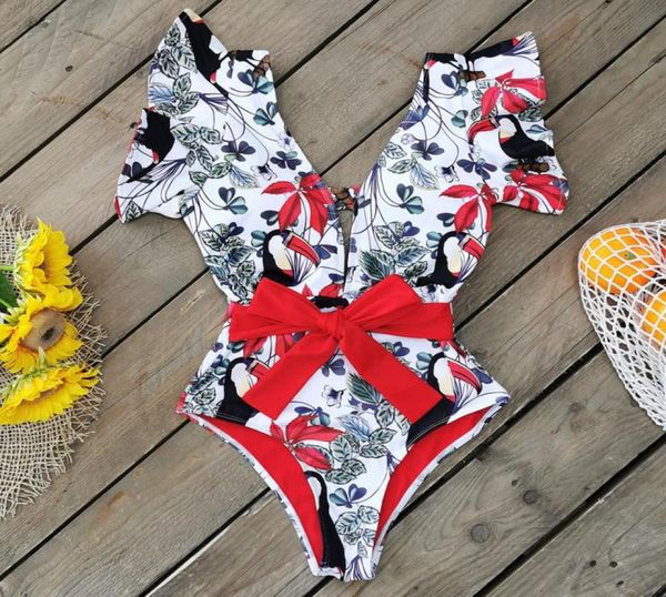 

bandage women swimwear bikini fashion v neck ladies swimsuit high waist breathable bathing suit4895728, White;black