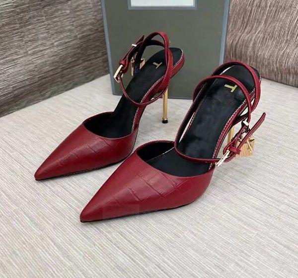 

women high heeled sandals golden heel with bare strap lace-up 100% leather bridal wedding party rhinestone stiletto strap lady eu35-42, Black