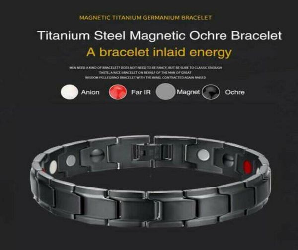 

hologram bracelet therapeutic energy healing bracelet stainless steel magnetic therapy7304132, Golden;silver