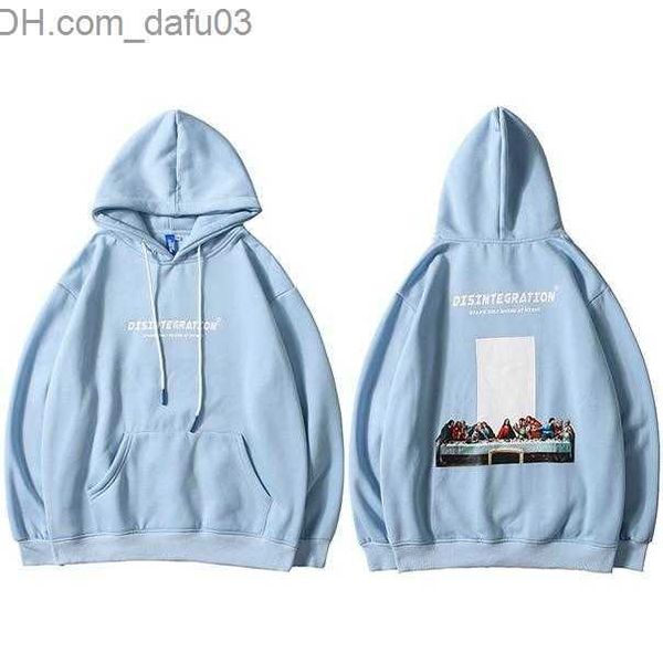 

men's hoodies sweatshirts 2021 hip hop hoodie sweatshirt women's ancient culture street clothing hoodie men's wool pullover c, Black