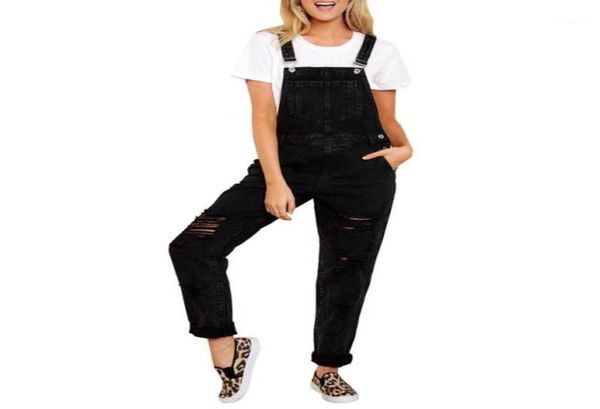 

high waist jeans woman jeans plus size ladies denim for women 2019 hole pockets skinny button casual overalls feminino16995674, Blue