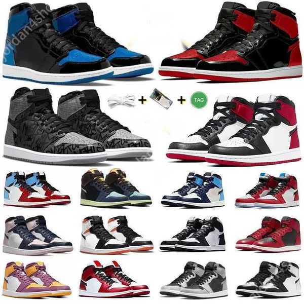 

1 jumpman men women basketball shoes sneakers rebellionaire bred patent dark mocha marina blue bubble gum obsidian shadow fearless