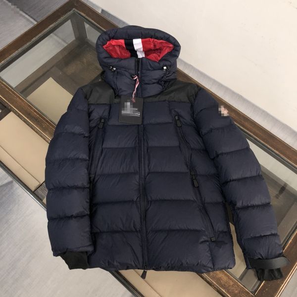 

designer mens winter down jacket parkas salzman monclair france paris luxury man hooded puffer moncl moncle monler outerwear coat clothing00, Black