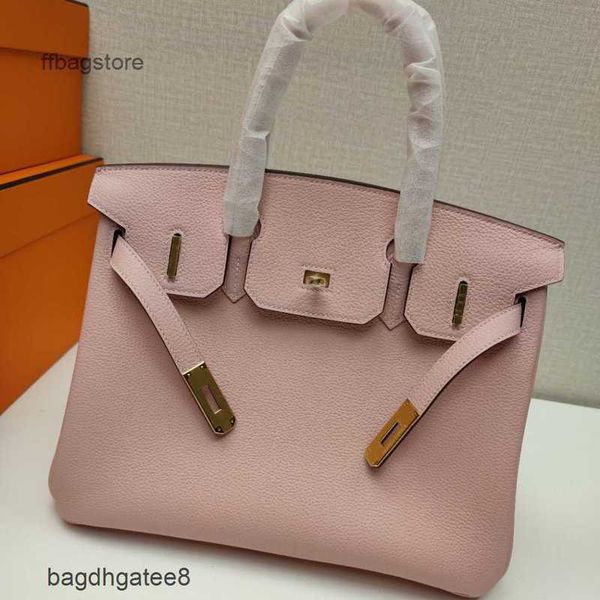 

h ermes thread leather bags birkins 2023 high pattern togo litchi designer handbag wax buckle women's bag q8u4
