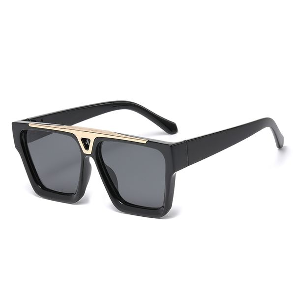 

luxury millionaires sunglasses mens woman full frame square sunglasses pc material classic retro american style uv400 factory promotional gl, White;black