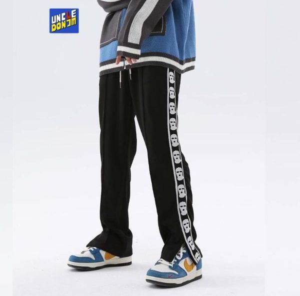 

men039s pants mens jogger sweatpants men streetwear track drawstring sweat y2k clothes menmen039s6175365, Black