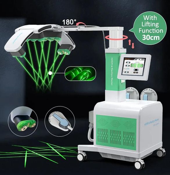 

clinic use 10d maxlipo master slimming laser with electromagnetic body slimming fat reduction ems muscle building emslim fat burning machine