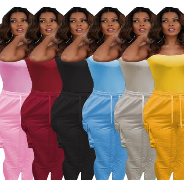 

fall winter clothes women tracksuits embroidery letters outfits strapless onesies cotton sweat pants two piece set plus size 2x c7693450, Gray