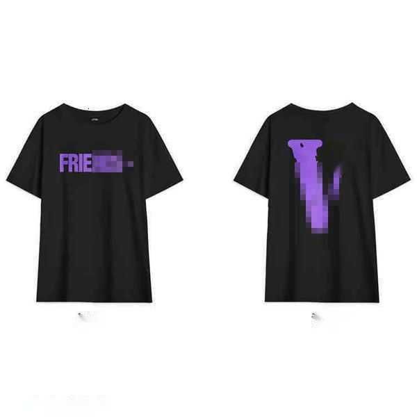 

t-shirt tide brand v 22 lone round neck short-sleeved t shirt classic big sweatshirt summer cotton oversize men's and-9, White;black
