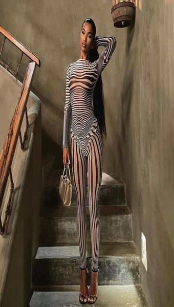 

women039s two piece pants zoctuo zebra print sets women 2 see through mesh legging and long sleeve shirt set clubwear fash2944243, White