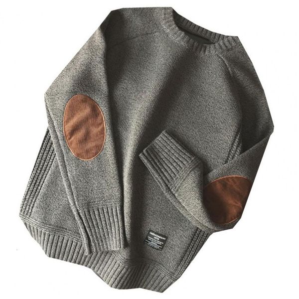

men's sweaters men pullover sweater autumn fashion casual loose thick o-neck wool knitted oversize harajuku streetwear knitwear 230803, White;black