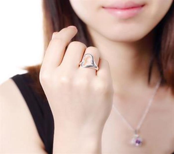 

whole retail lowest christmas gift new 925 silver fashion ring r132396163, Golden;silver