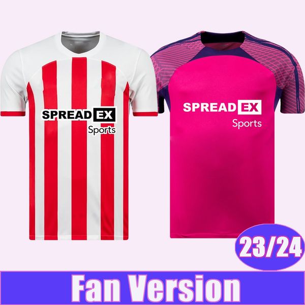 

23 24 roberts stewart mens soccer jerseys clarke pritchard ballard gooch embleton batth cirkin home away football shirt, Black;yellow