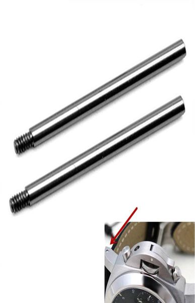 

pam pam 111 24 5 26 29 5 31 32mm for pam screw tube bar for pan watch rubber leather belt strap bracelet band watch lug rod158a1517134, Black;brown