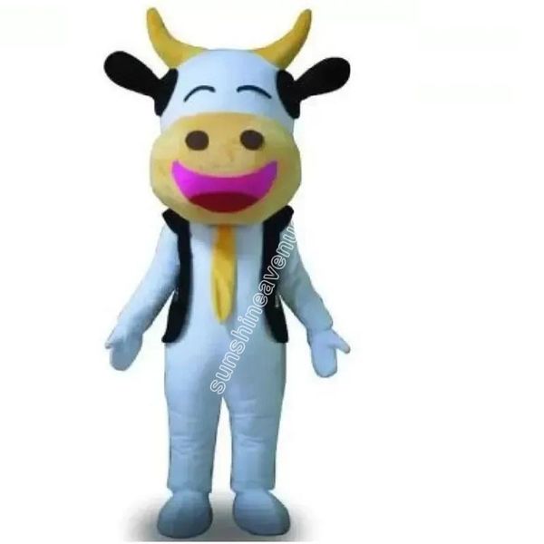 

professional masquerade cow mascot costume cartoon anime theme character carnival adults size christmas birthday party outdoor outfit suit, Red;yellow