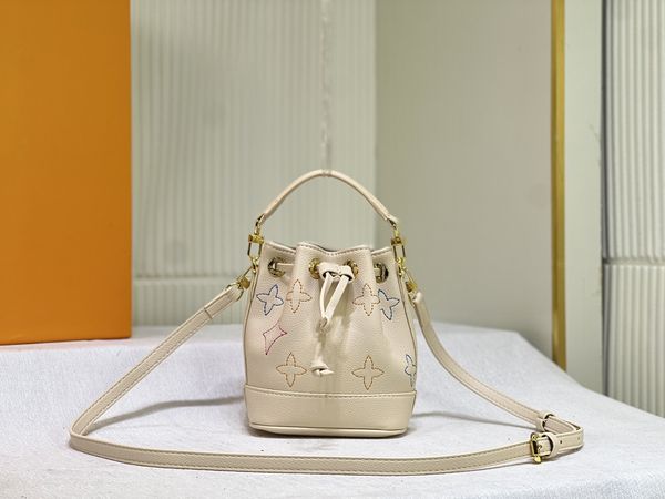 

m81463 m46291 m81626 nano noe academy bucket bag shoulder bag crossbody woman fashion luxury embroidery designer totes handbag messenger bag