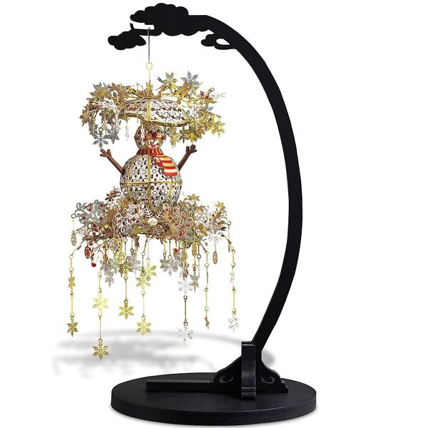 

piececool 3d metal puzzle snowman lantern model decoration craft collection brain teaser stress relief toys handmade entertainment for adult