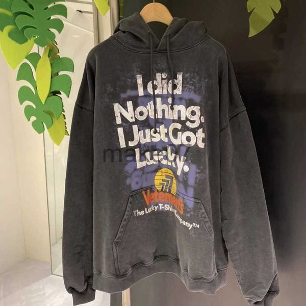 

men's hoodies sweatshirts graffiti speckle letter print vetements hoodies embroidery hooded sweatshirts vtm for men women j230803, Black