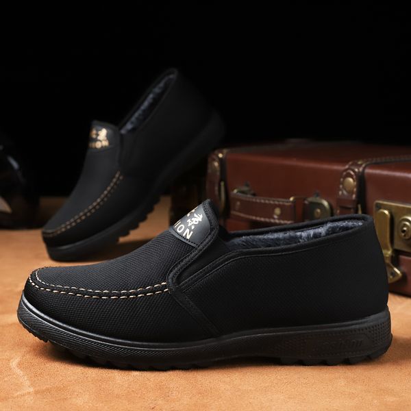 

new fashion warm comfortable design trainers coffee black sports shoes plush thicken, White;red
