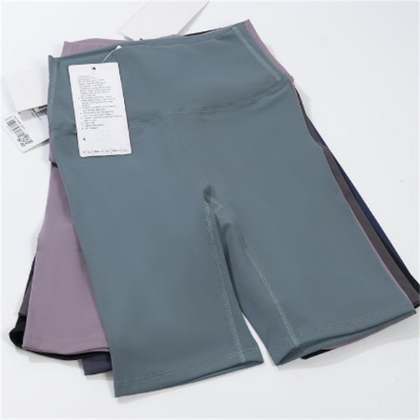 

yoga outfit lulu suit women's sports high waisted shorts yoga shorts women's 4-inch pants high elasticity double-sided matte tight
