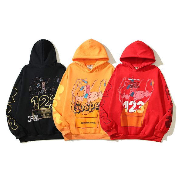 

spring and autumn 2023 new european and n personality trend printed sweater cardigan high street casual hip-hop metal zipper hoodies jacket, Black